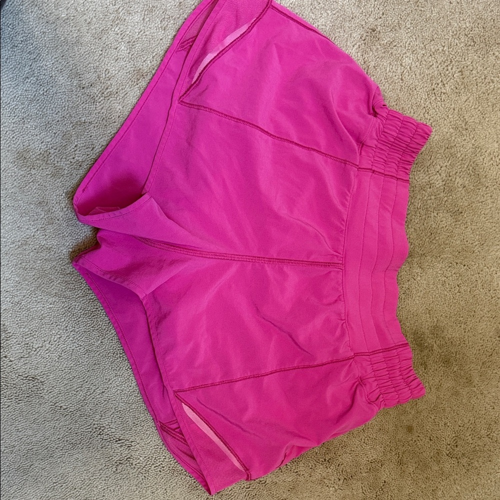 lululemon athletica Bright Pink Athletic Shorts